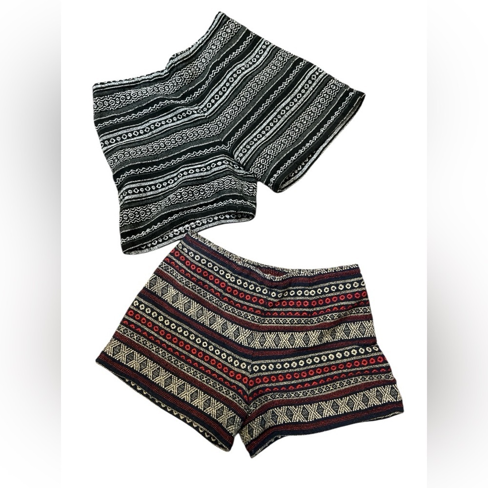 100% Cotton Patterned Women's Shorts Set Made in Nepal